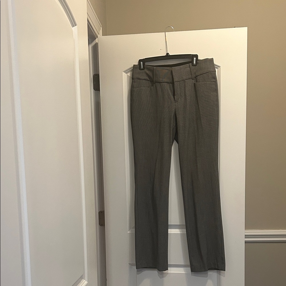 Nine West Black and Gray Bootcut Pants